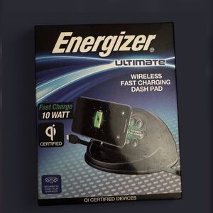 Energizer Ultimate Wireless Fast Charging Dash Pad - Black